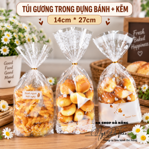 Set 10 túi bóng đựng bánh kẹo 14*24
