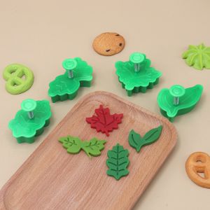 SET 4 KHUÔN NHẤN COOKIES (LÁ)