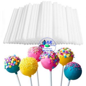 SET 100 QUE NHỰA LOLLIPOP 15CM