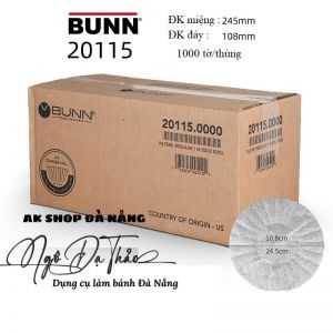 Set 50 tờ giấy lọc cà phê BUNN 20115 ĐK 24.5cm