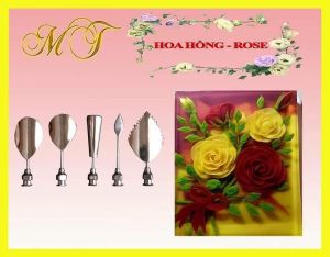 SET 5 KIM RAU CÂU HOA HỒNG