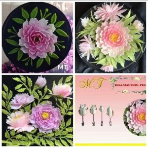 SET 4 KIM RAU CÂU HOA MẪU ĐƠN 1