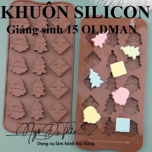 Khuôn silicon Giáng sinh 15 oldman