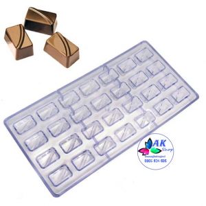 KHUÔN SOCOLA BONBON - 28 CHỮ NHẬT VIỀN