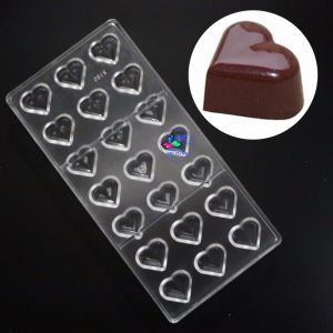 KHUÔN SOCOLA BONBON - 21 TRÁI TIM