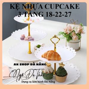 KỆ NHỰA 3 TẦNG TRÒN - 18/22/27