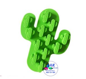 Khuôn silicon 12 xương rồng