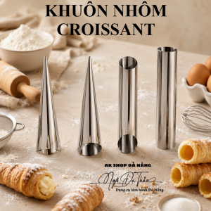Khuôn nhôm tạo hình bánh croissant