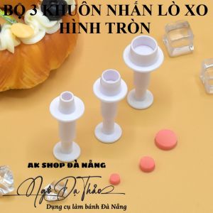 SET 3 KHUÔN CUTTER NHỰA (TRÒN)