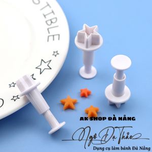 SET 3 KHUÔN CUTTER NHỰA (NGÔI SAO)