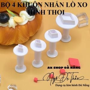SET 4 KHUÔN CUTTER NHỰA ( HÌNH THOI)