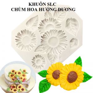 KHUÔN SILICON CHÙM HOA HƯỚNG DƯƠNG