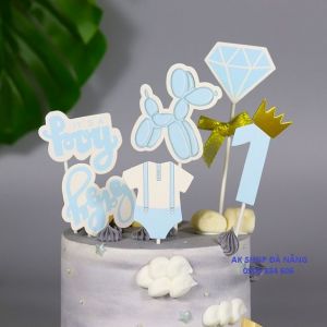 SET 7 THẺ GIẤY HPBD 1 - XANH