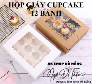 Hộp giấy cupcake 12 bánh