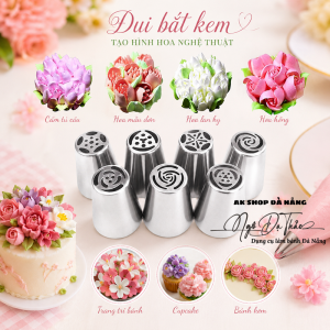 Bộ đui bắt kem 7 cái - TULIP LỚN
