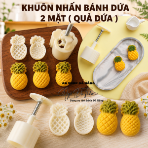 Bộ khuôn nhấn bánh dứa 2 mặt QUẢ DỨA