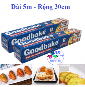 GIẤY NƯỚNG BÁNH 5M (TRẮNG)