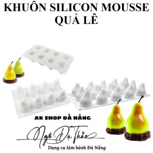 Khuôn silicon mousse quả lê