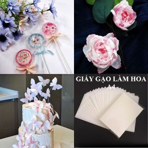 Set 5 tờ giấy gạo - WAFER PAPER