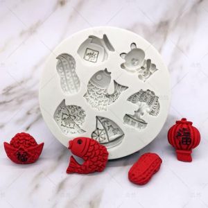 KHUÔN SILICON CÂU ĐỐI - CÁ CHÉP