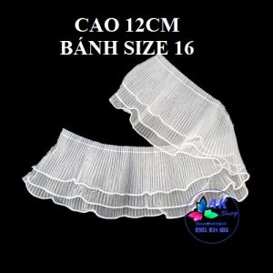 VẢI VOAN QUẤN BÁNH 3 LỚP (SIZE 16)