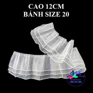 VẢI VOAN QUẤN BÁNH 3 LỚP (SIZE 20)