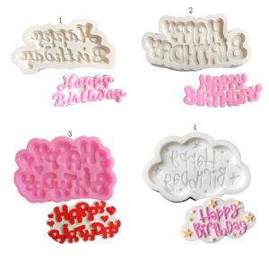 KHUÔN SILICON CHỮ HAPPY BIRTHDAY