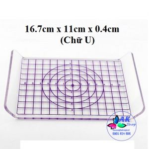 BẢNG MICA CHỮ U 17x11