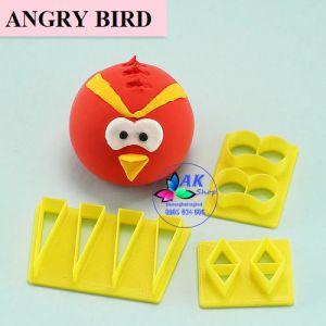 KHUÔN CUTTER NHỰA VÀNG ANGRY BIRD