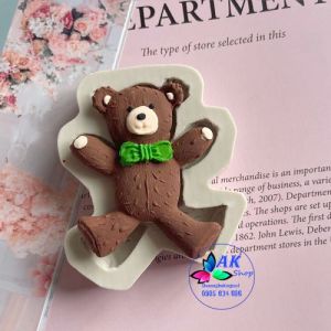 KHUÔN SILICON GẤU NƠ