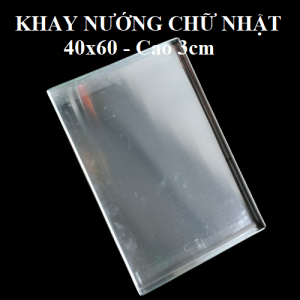 KHAY NHÔM GIA CÔNG ĐẾ LIỀN CHỮ NHẬT 40x60