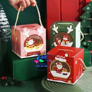HỘP BÁNH GIÁNG SINH DÂY XÁCH 10CM