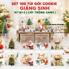 set-100-tui-guong-dung-banh-keo-10103-giang-sinh-xanh - ảnh nhỏ 2