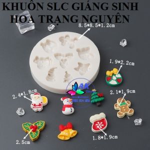 KHUÔN SILICON GIÁNG SINH FONDANT - SOCOLA ( HOA TRÀNG NGUYÊN)