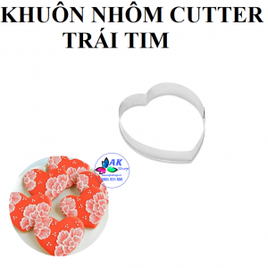 KHUÔN CUTTER INOX ( HÌNH TRÁI TIM )