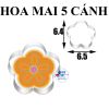 khuon-cutter-inox-hoa-mai-5-canh - ảnh nhỏ 4