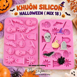 Khuôn silicon HALLOWEEN ( MIX 18)