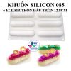 khuon-silicon-6-eclair-tron-dau-tron-12-8cm - ảnh nhỏ 2