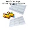 khuon-silicon-9-eclair-tron-dau-vuong-8-2cm - ảnh nhỏ  1