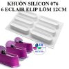 khuon-silicon-6-eclair-elip-lom-12-0cm - ảnh nhỏ  1