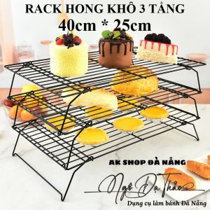 RACK HONG BÁNH 40CM * 26CM - 3 TẦNG
