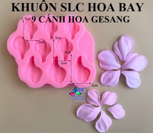 KHUÔN SILICON HOA BAY SOCOLA 9 CÁNH HOA GESANG