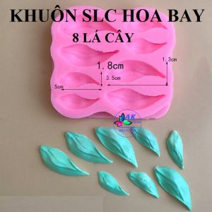 KHUÔN SILICON HOA BAY SOCOLA 8 LÁ CÂY