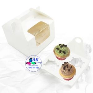 HỘP BÁNH CUPCAKE 4 BÁNH QUAI XÁCH