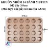 khuon-nhom-24-banh-muffin-tron-dk-3-0cm - ảnh nhỏ  1