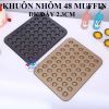 khuon-nhom-48-banh-muffin-tron-dk-2-3cm - ảnh nhỏ 2