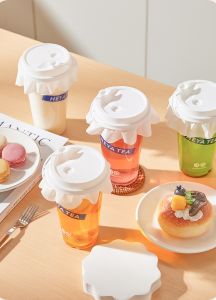 Set 500 tờ giấy lót niêm phong miệng ly