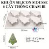 khuon-silicon-mousse-6-cay-thong-cham-bi-giang-sinh - ảnh nhỏ 3