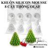 khuon-silicon-mousse-8-cay-thong-olaf-giang-sinh - ảnh nhỏ 2