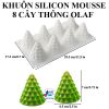 khuon-silicon-mousse-8-cay-thong-olaf-giang-sinh - ảnh nhỏ 3